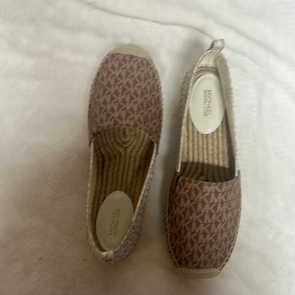 NWOT Michael Kors Lenny Signature Logo Jacquard Slip-On Espadrilles Size 9 - Picture 11 of 12